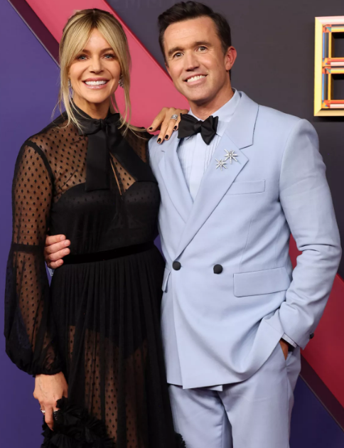 Kaitlin Olson and Rob McElhenney